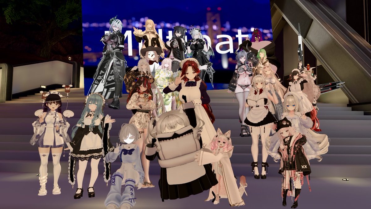 foolriniVRC's tweet photo. おはようございます。
昨日はミルティナさんの集会に行ってきましたよ。
特に指定は無かったのですが、バニーの日が直近にあったからか、途中で周りがどんどんバニー服になっていた時がありましたね(ｰΔｰ;)

#ミルティナ集会 
#VRChat https://t.co/MuQASpKQpM