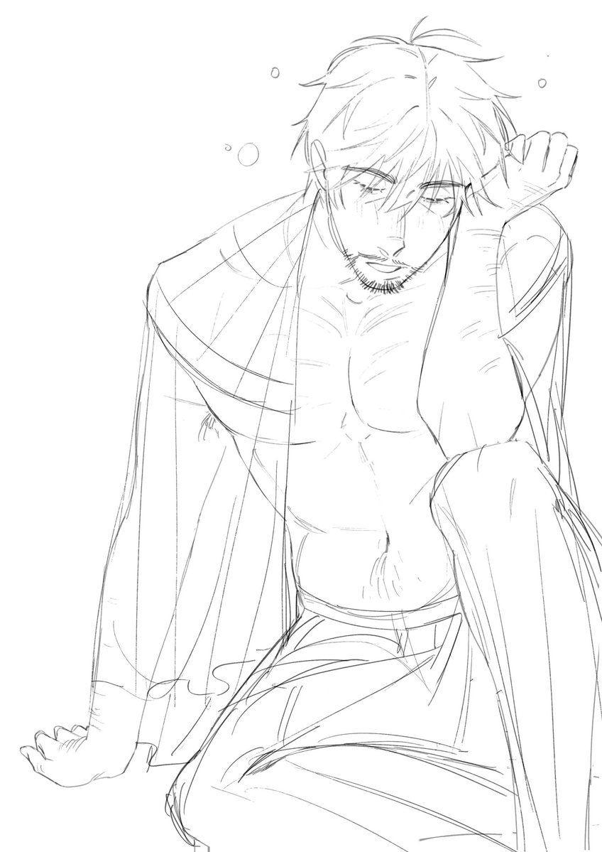 bakenoraa's tweet photo. Sleepy Olly WIP 

#witchhatatelier #olruggio https://t.co/IyAWxZtc0d