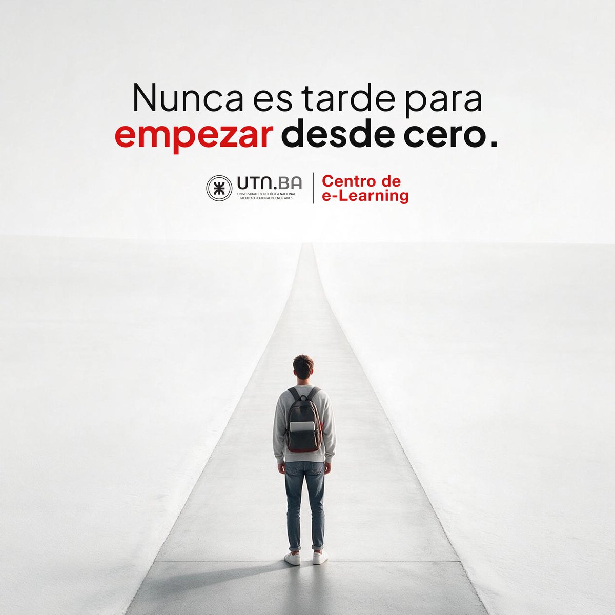 elearningUTN's tweet photo. Empezar de cero no significa volver atrás. Significa darte la oportunidad de construir algo nuevo, con todo lo que hoy sabés. 🙌

A veces, el mejor momento para empezar no fue ayer. Es hoy.

Porque nunca es tarde para elegirte, cambiar de rumbo y volver a empezar. ✨ https://t.co/7DZnjBA9RT