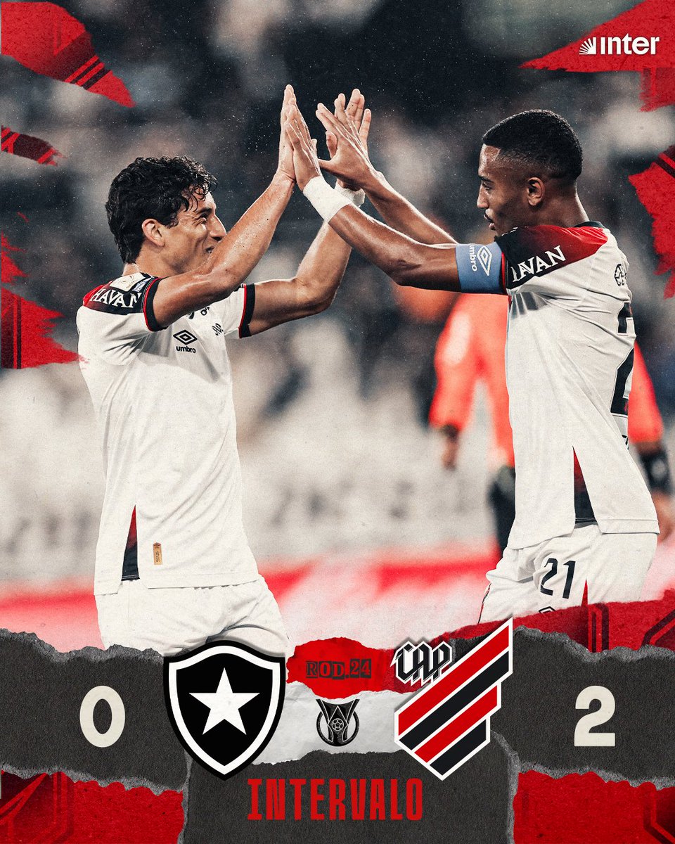 AthleticoPR's tweet photo. ⚽️ O Furacão vai para o intervalo com gols de João Cruz e Viveros!

VAMOS, ATHLETICO! 🌪️🌪️🌪️