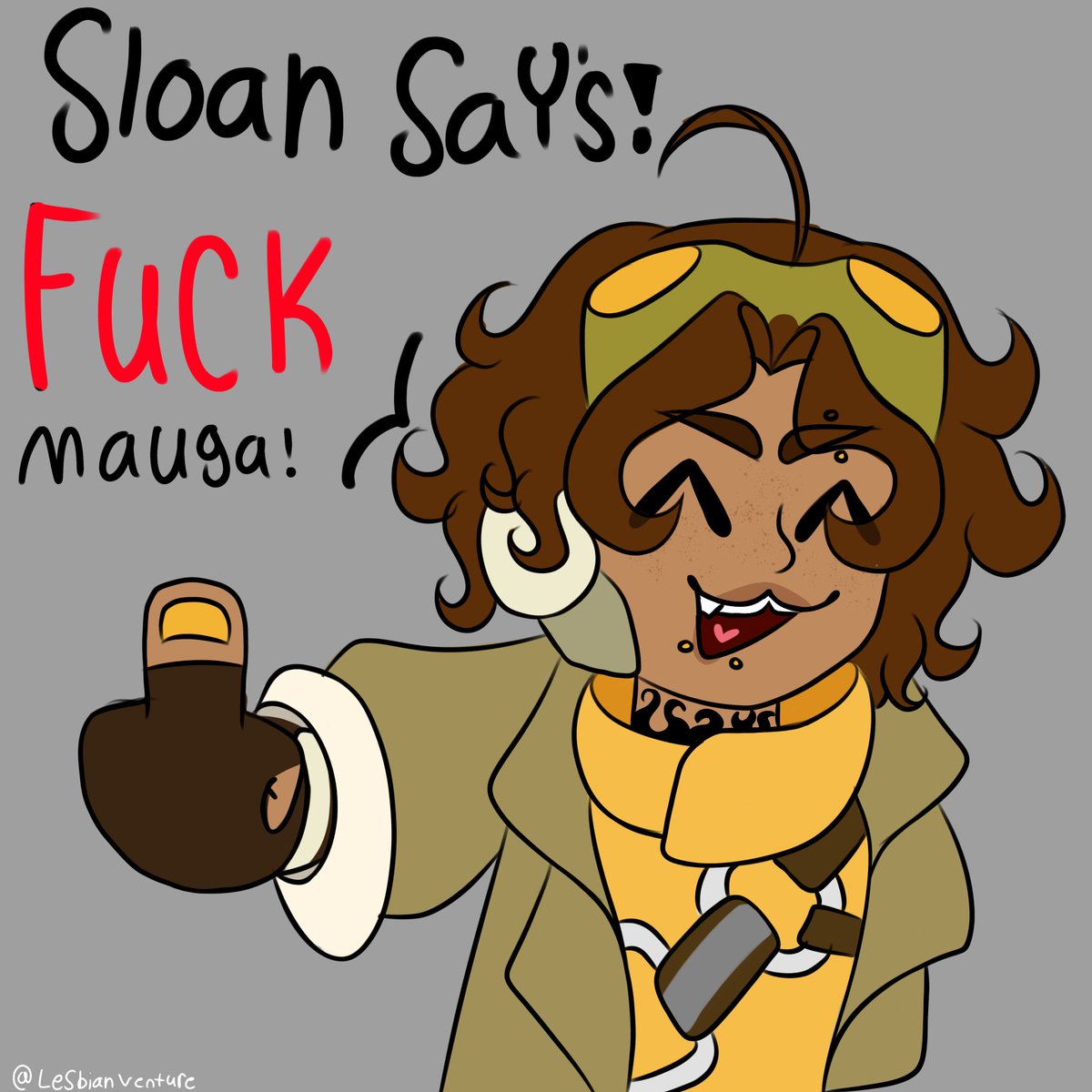 lesbianventure's tweet photo. Took me 5 mins for a discord sticker #venture #overwatch https://t.co/bqTZPg4dr3
