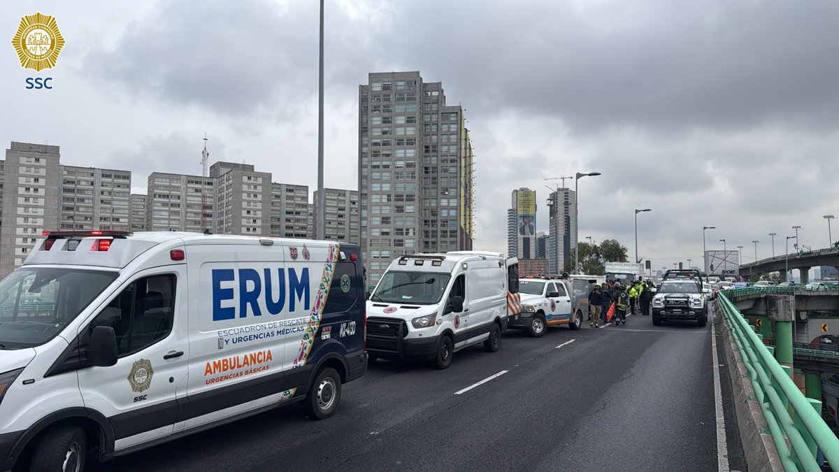 ClaraBrugadaM's tweet photo. Desde el @GobCDMX damos seguimiento puntual a las y los trabajadores de la @SOBSECDMX que esta mañana tuvieron un percance en Periférico Sur. Fueron atendidos por los servicios de emergencia de forma inmediata y no presentaron lesiones de gravedad. Mantenemos una atención cercana y permanente, lo más importante es su bienestar y que cuenten en todo momento con nuestro respaldo. 

Seguimos acompañándolos en todo momento y estamos atentos a sus necesidades y a las de sus familias. Su bienestar es nuestra prioridad.