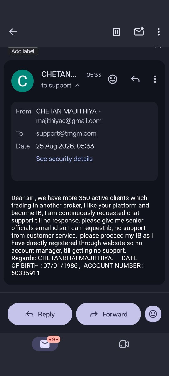 majithiyac's tweet photo. No support from customer service please proceed my IB 
@ChelseaFC https://t.co/JzAonDmmWa