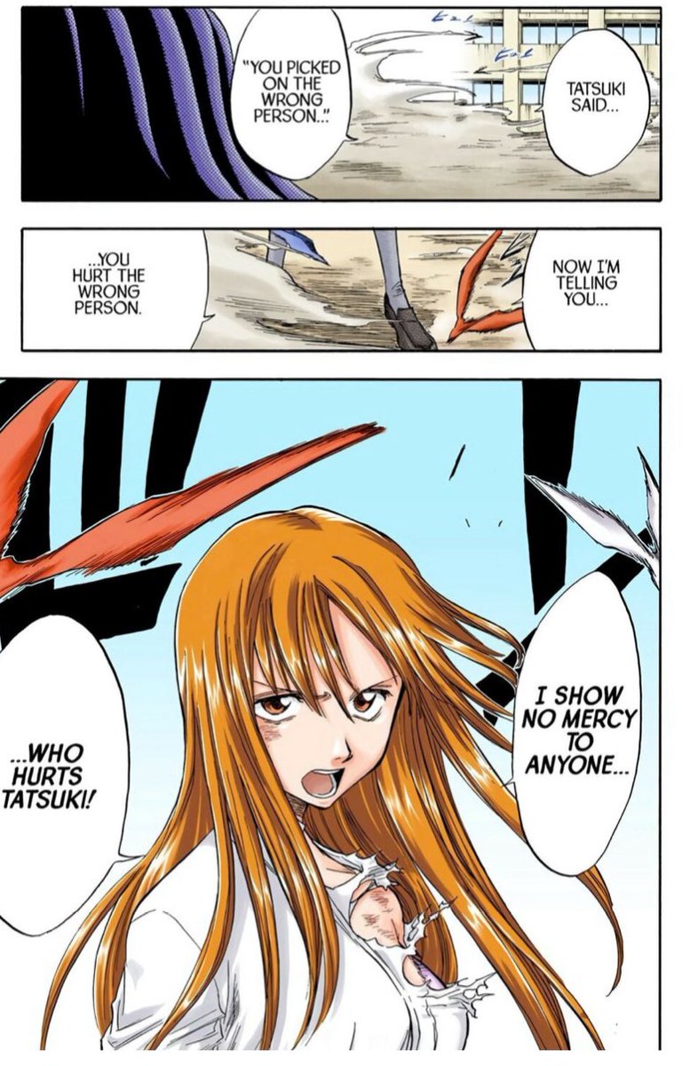 lightsawaken's tweet photo. @MarcLuv2Write significance of the pins, her losing her only family member after being bullied at a young age, which was the root of her protector complex mirroring ichigo, or the parallels of her and masaki, or her and ichigos sun and moon theme, or diametrically opposing ulquiorras nature lol https://t.co/M7aGFWn44J