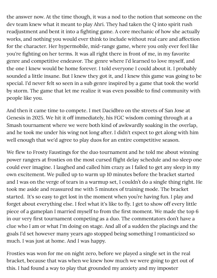 Chilynn_'s tweet photo. An ode to duos and a love letter to 2xko, Its community, and the people that brought my favorite character to life <3. 

(1/2) https://t.co/JxS6nZqL6V