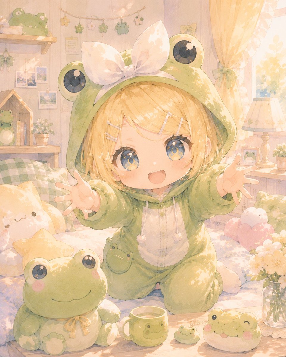 ebits_ai's tweet photo. かえるさん

#朝７時のミニリンちゃん
#AIイラスト #鏡音リン https://t.co/8ZkVjdbadd