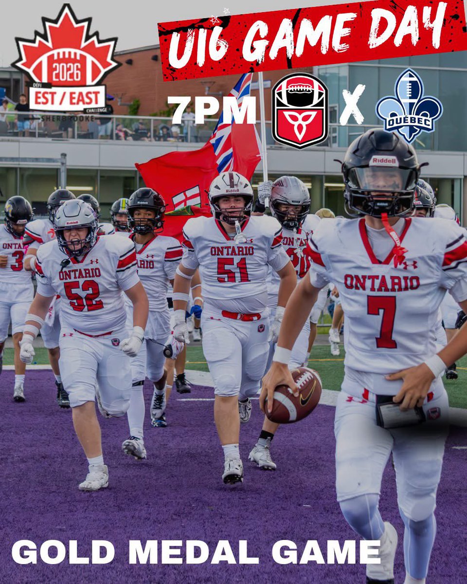 EvanChamp519's tweet photo. U16 Team Ontario Football representing with the provincial ensign. 🍁🇬🇧 https://t.co/dSUPOUeB1u