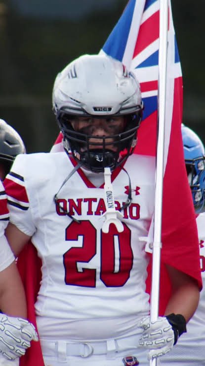 EvanChamp519's tweet photo. U16 Team Ontario Football representing with the provincial ensign. 🍁🇬🇧 https://t.co/dSUPOUeB1u