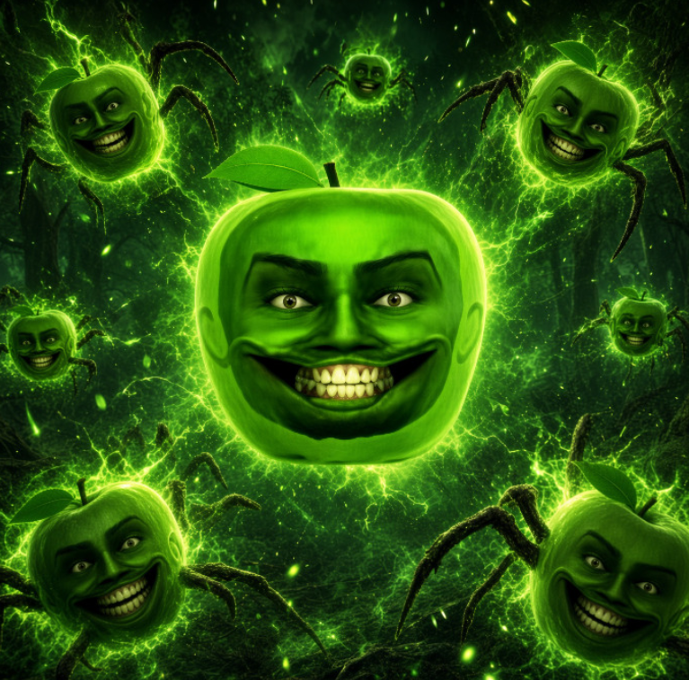 SakadungApple's tweet photo. The sakadung virus will be underestimated at first just like skibidi toilet was 🍏🗣️ https://t.co/zp7k5Sux88