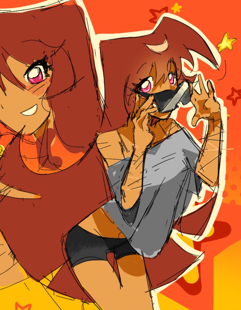 kwibble's tweet photo. [Pauline WIP] trying to make it more obvious she's unhealthy instead of just skinny💔💔 I like the idea of her gaining weight and muscle the further she gets in her superhero career and the happier she becomes https://t.co/Chl6aypKBH