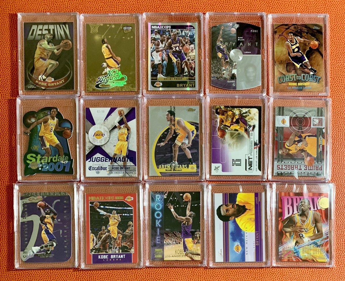 3pointGeek's tweet photo. #eighttwentyfour Happy Mamba Day!
Some of my PC Kobeβs! He will always be missedβ¦ #MambaForLife #NFS https://t.co/9WWgDVzJUe