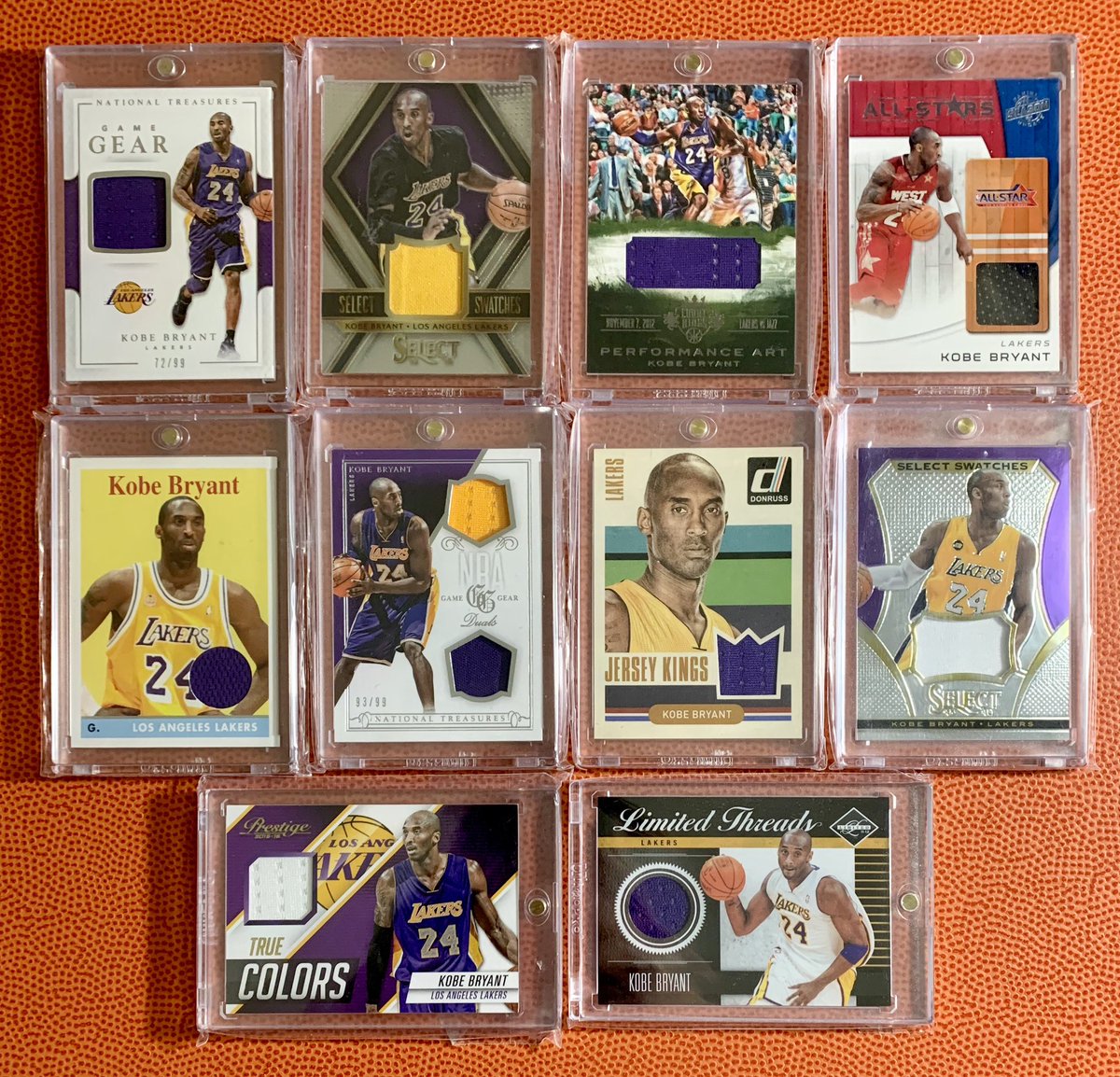 3pointGeek's tweet photo. #eighttwentyfour Happy Mamba Day!
Some of my PC Kobeβs! He will always be missedβ¦ #MambaForLife #NFS https://t.co/9WWgDVzJUe