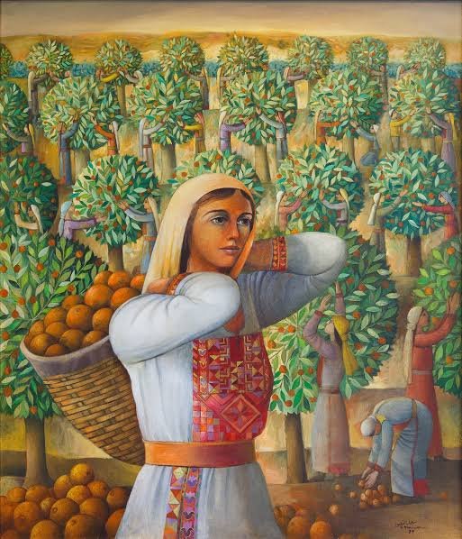 HungryHippocrt_'s tweet photo. I like Sliman Mansour's works. They speak to me. https://t.co/DTuMJKXagk
