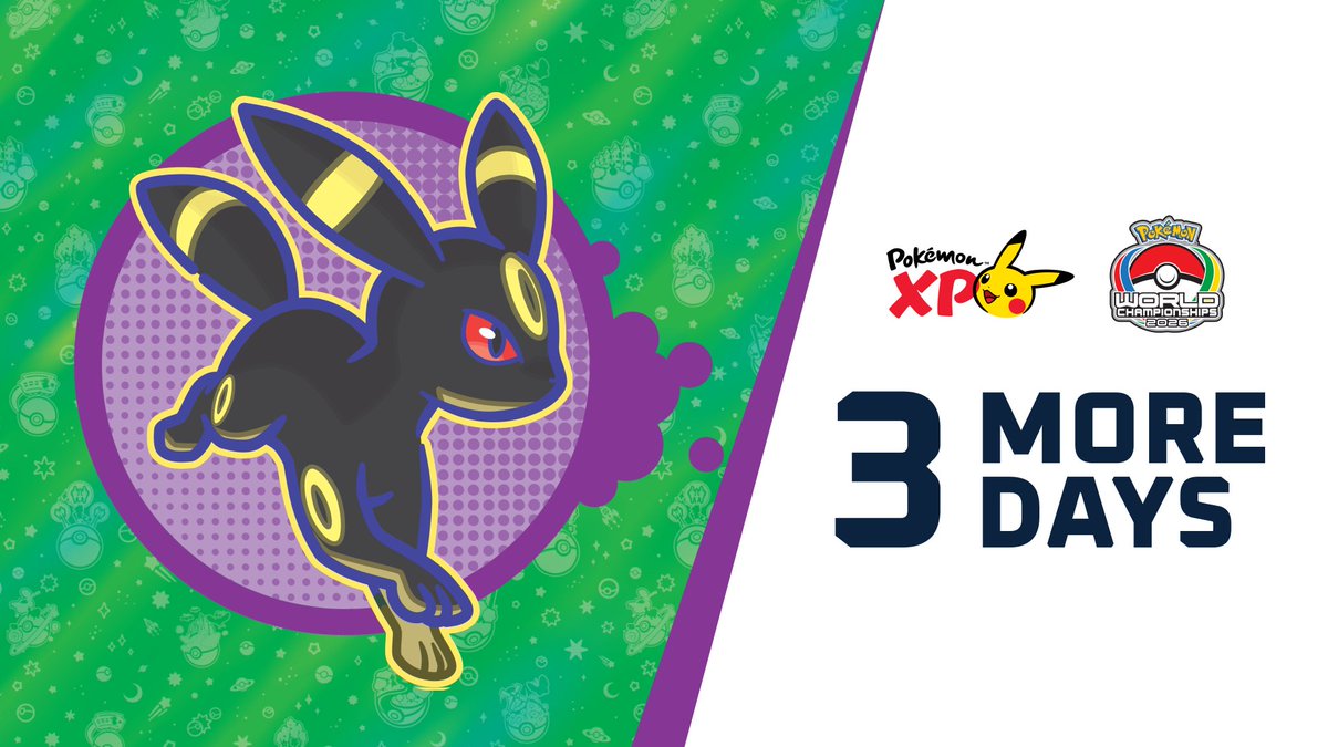 PokemonGoApp's tweet photo. We're only 3 days out until #PokemonXP and #PokemonWorlds! 🚀👑

The biggest weekend of the season for #PokemonGO competition will kick off soon in San Francisco! We can't wait to see you, Trainers 🔥 https://t.co/EnL8UUHBKJ