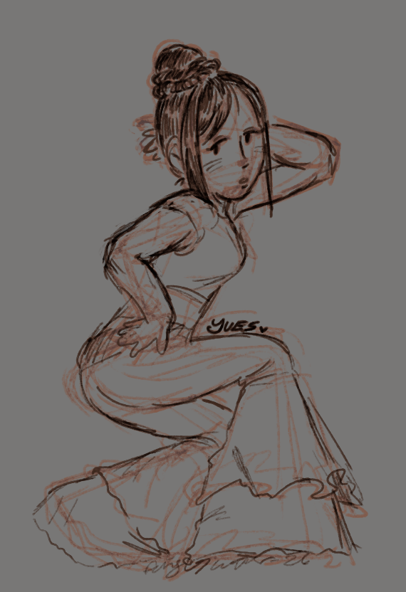 fungguswater_'s tweet photo. its super late but had to get rid of the urge to draw or else i was never gonna sleep so heres super quick yves sketch i just did based off of one of my fav outfits of hers :) https://t.co/WNC57ZLJIS