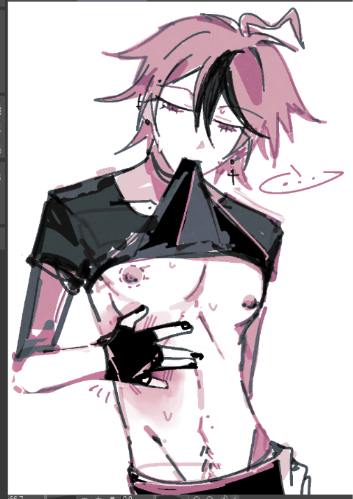 dangotakkun's tweet photo. stomach punch bruise but its ok he liked it https://t.co/vS8C1nMPYI
