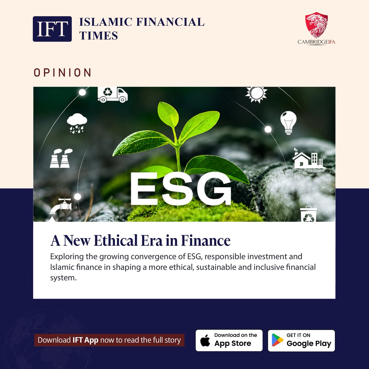 cambridgeifa's tweet photo. 📖 Read the full analysis on Islamic Financial Times (IFT) and ISFIRE:
𝗧𝗼 𝗱𝗼𝘄𝗻𝗹𝗼𝗮𝗱 𝗜𝗙𝗧:
Android: https://t.co/Ygkw5pWBAK 
iOS: https://t.co/uMEc6RqbL6

#IslamicFinance #ESG #ResponsibleInvestment #PRI #SustainableFinance #GreenSukuk #EthicalFinance https://t.co/03jMy74R4I