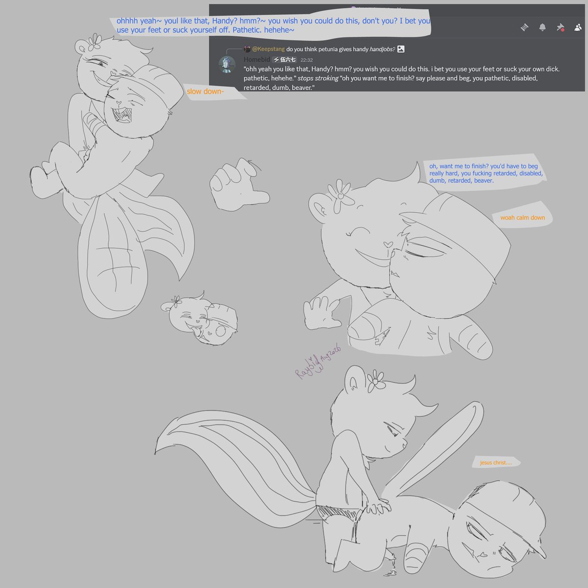 Raybidnsfw's tweet photo. #htf #htfporn #petuniahtf #handyhtf #idek kill me kill me https://t.co/2tfBzppdKX