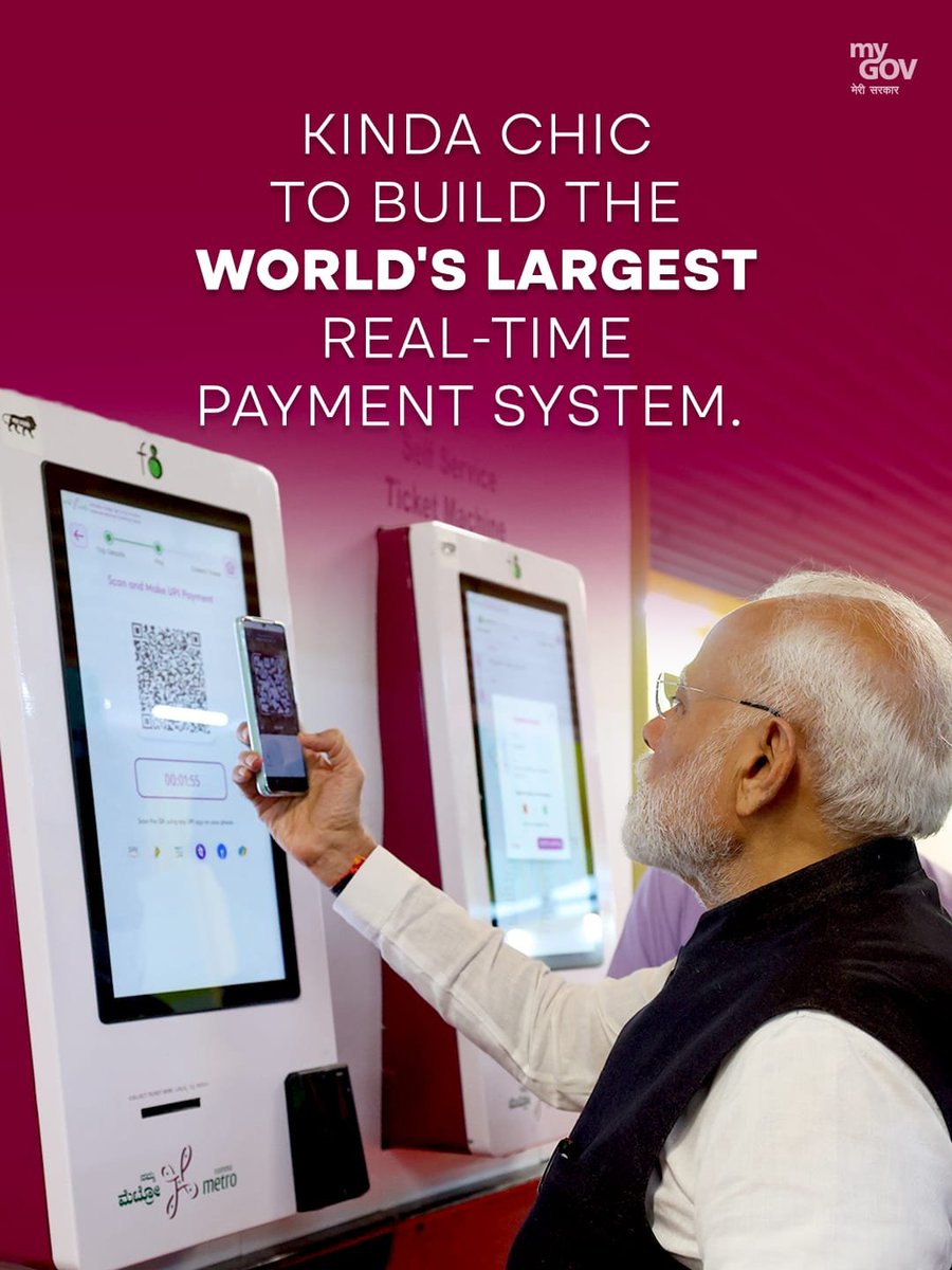 moefcc's tweet photo. From local kirana stores to international markets, celebrating the global expansion and undeniable success of India's #UPI.

 #10YearsOfUPI https://t.co/SHb49mluBr