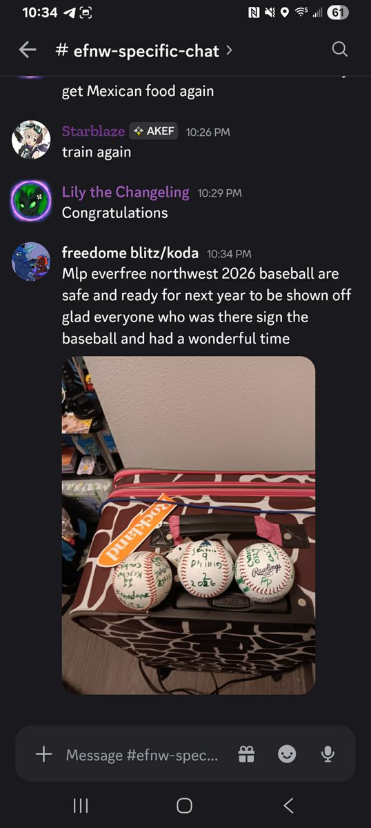 FreedomeKoda's tweet photo. @StormyDash Thanks to all who attended the game and sign the ball as well and hope you enjoy the game too cya all next year https://t.co/gimj6AIB1N
