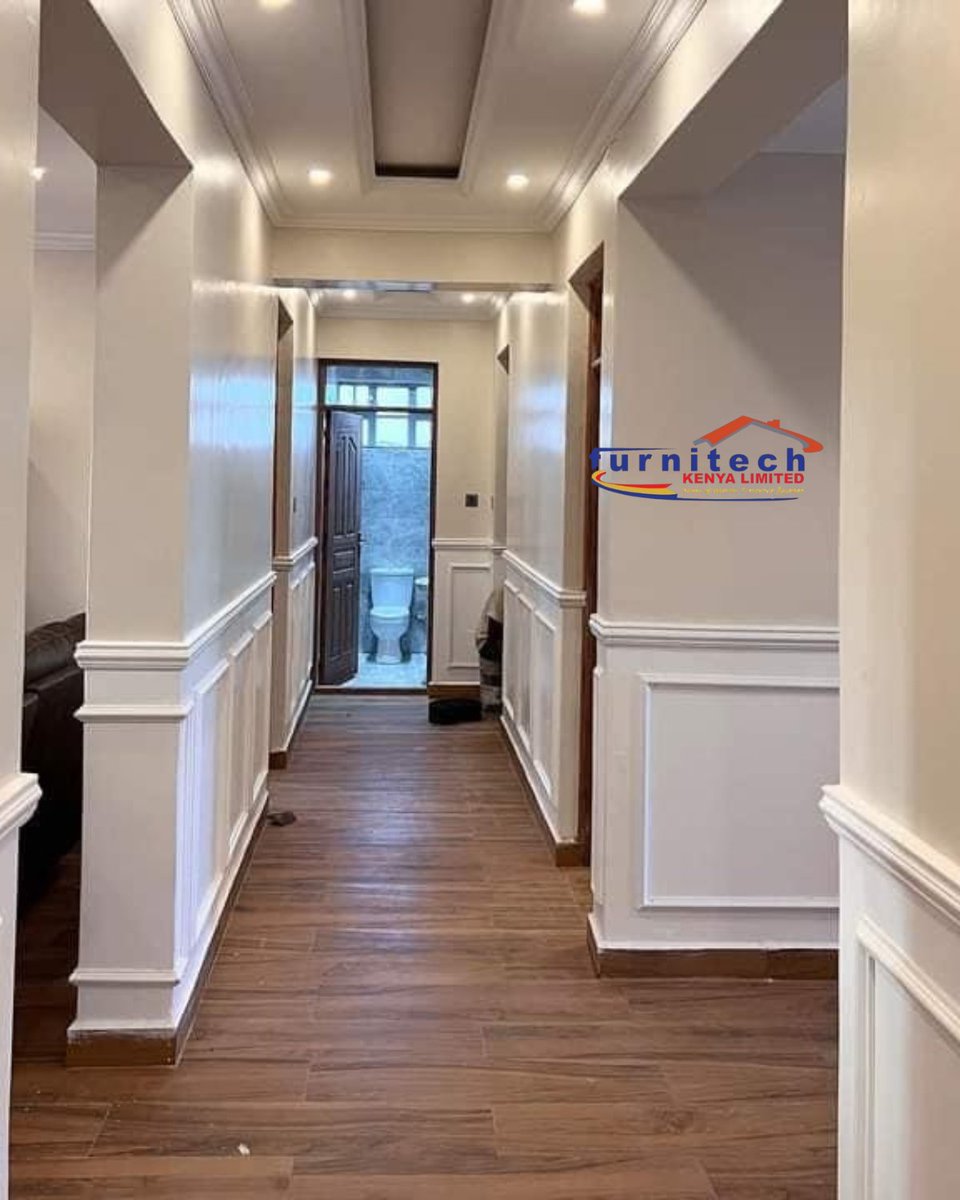 furnitechke_ltd's tweet photo. A clean finish with the details doing the talking.
Wall panelling, moulding, and matching door finishes come together to give this space a refined, timeless look.
Simple.
Clean.
Elegant.
#InteriorFinishes #WallPanelling #ConstructionKE #InteriorDesign https://t.co/cPUoPBW3EZ