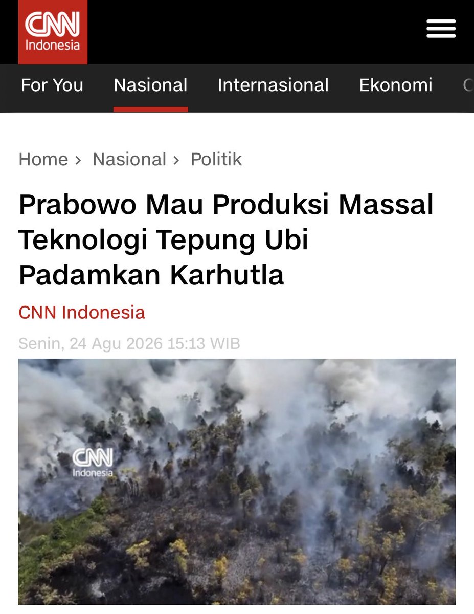 TxtdariHI's tweet photo. Fokus bikin kebijakan agar tidak terjadi karhutla ❌

Fokus cara madamin karhutla ✅ https://t.co/QaeLLH3Kle