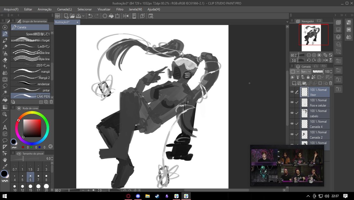 zer0175's tweet photo. desenho pra rpg enquanto assisto rpg, eu amo rpg https://t.co/5Gkjhr4FNR
