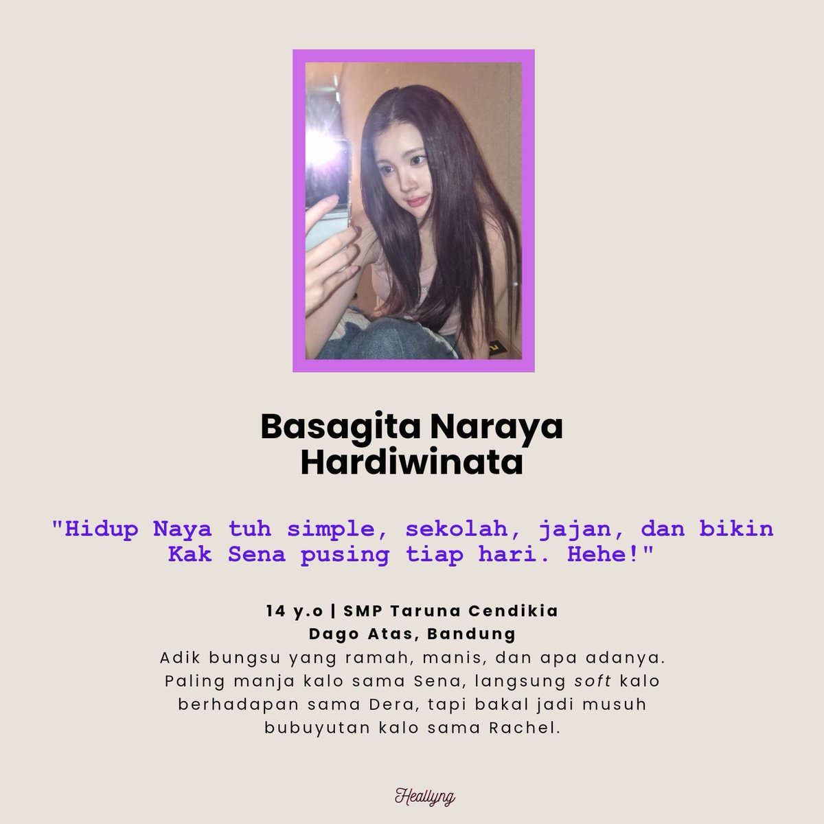heallyng's tweet photo. ✍Meet our extra character:
Mark as Nathaniel Kaivan Sastradinata
A-na as Basagita Naraya Hardiwinata https://t.co/avPifSmKDZ