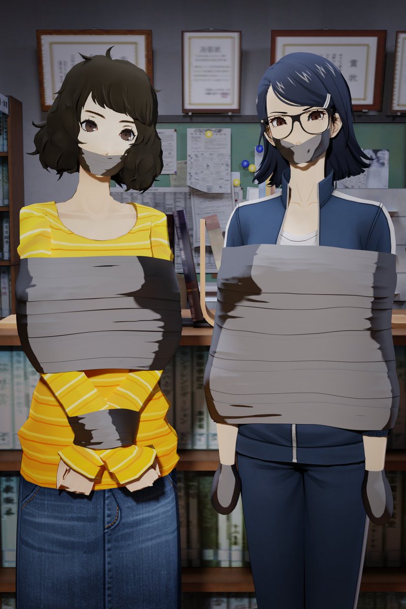 TheOnlyFringe's tweet photo. Kawakami x Katayama commission from @BlenderTaper https://t.co/rz0kkjaaAq