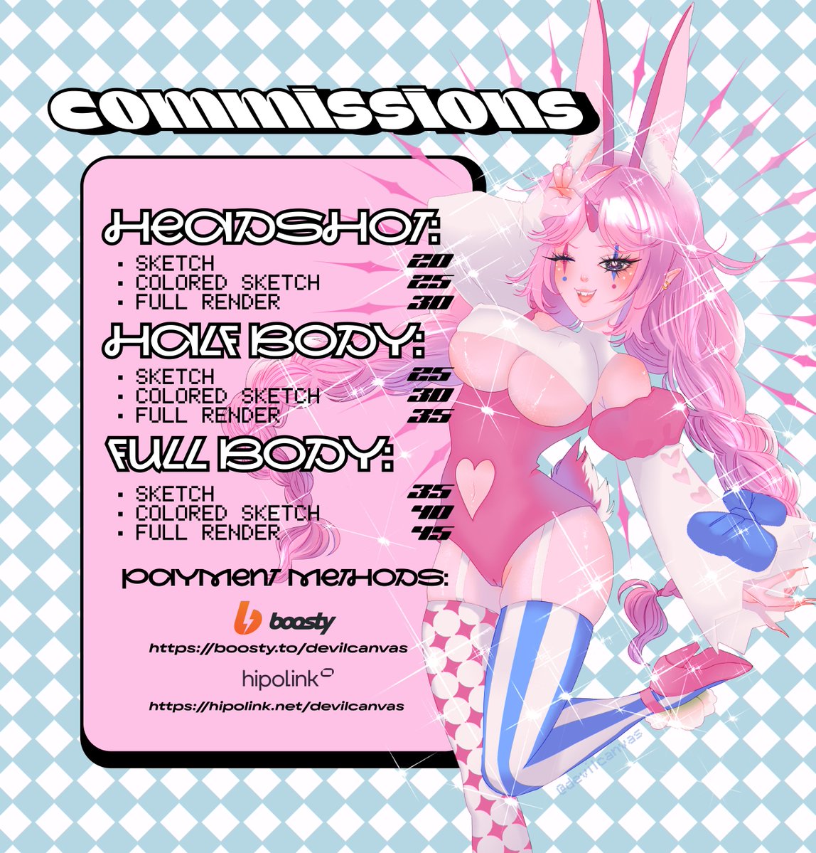devilcanvas_art's tweet photo. 🌸COMMISSIONS ARE NOW OPEN!👀🌸

💕either dm me to make order

💖RTs and likes would be greatly appreciated ♥️

🫦 if you have any questions just comment below
#artcommissions #furrycommissions #commissions https://t.co/y4wDvh6KXI