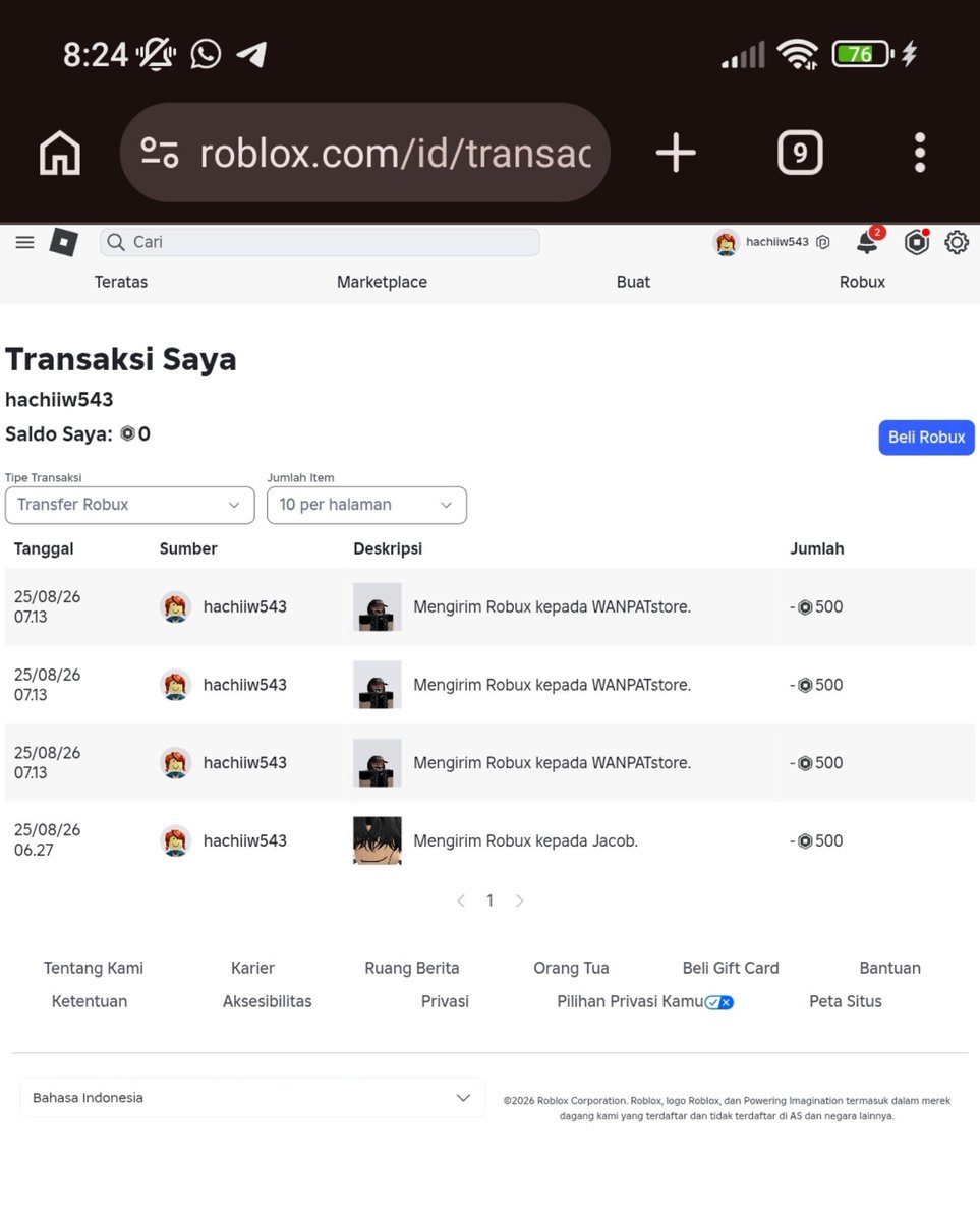 SYTCarizo's tweet photo. @Roblox I have new evidence. https://t.co/rNWYtjyZIS