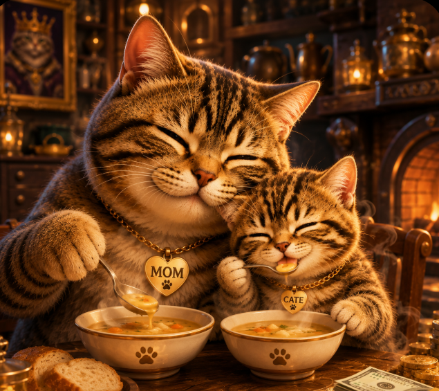munk10101's tweet photo. Mom and I are eating soup after she just retired our entire line. https://t.co/kXMh7hkKNR