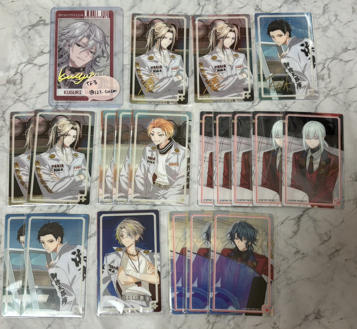 123_cnsm's tweet photo. 【交換 譲渡】18TRIP エイトリ 展示会 ハマメグリ 特典 入場特典 クリアシート クリシ

譲 ✧ 可不可 練牙 雪風 礼光 あく太 宗氏 幾成 千弥 太緒 凪 糖衣 琉衣 夜鷹 子タろ たいがぁえんじぇるず。 BLUEFANG

求 ✧ 同種潜＞異種潜 / 購入特典のみ添

⬇️ https://t.co/XeB1qeHEXz