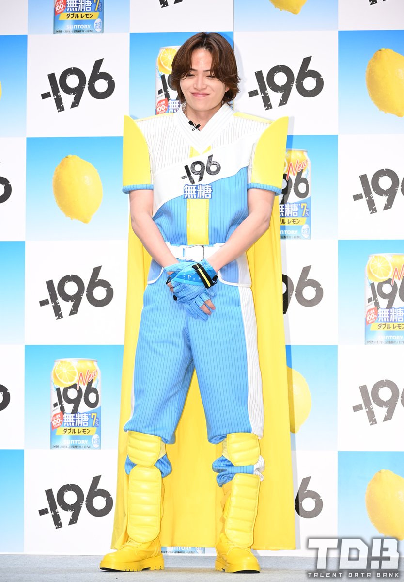 talent_databank's tweet photo. 菊池風磨、新キャラクター“-196マン”に就任！
CM衣装でハニカミながら登場！
「僕以外に着れる人間はいないので代役は受け付けておりません」

生活する上でモヤモヤする瞬間も告白
「『バラエティ担当だよね』みたいなこと言われると…」

https://t.co/CDsf3rcfyo

#菊池風磨 #timelesz https://t.co/QrucQ0Pg8x