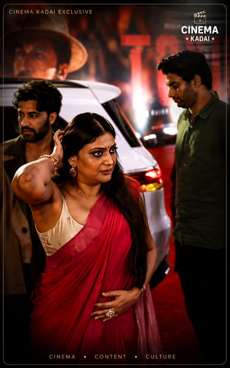 cinemakadaiz's tweet photo. Mamta Mohandas serving the snacks 😋 at toxic movie event 🌸❤️ 

#CinemaKadai #Toxic #Mamta #Viral https://t.co/JOwEEhydb0