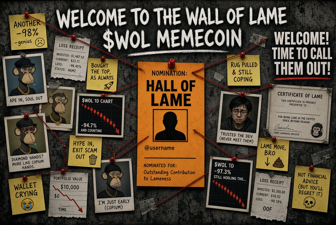 WallofLameCoin's tweet photo. Morning all, ready to rock and roll... we now have a telegram group to join:

https://t.co/SRHSg8xMdl

#meme #solana https://t.co/JOjZwJwGf0
