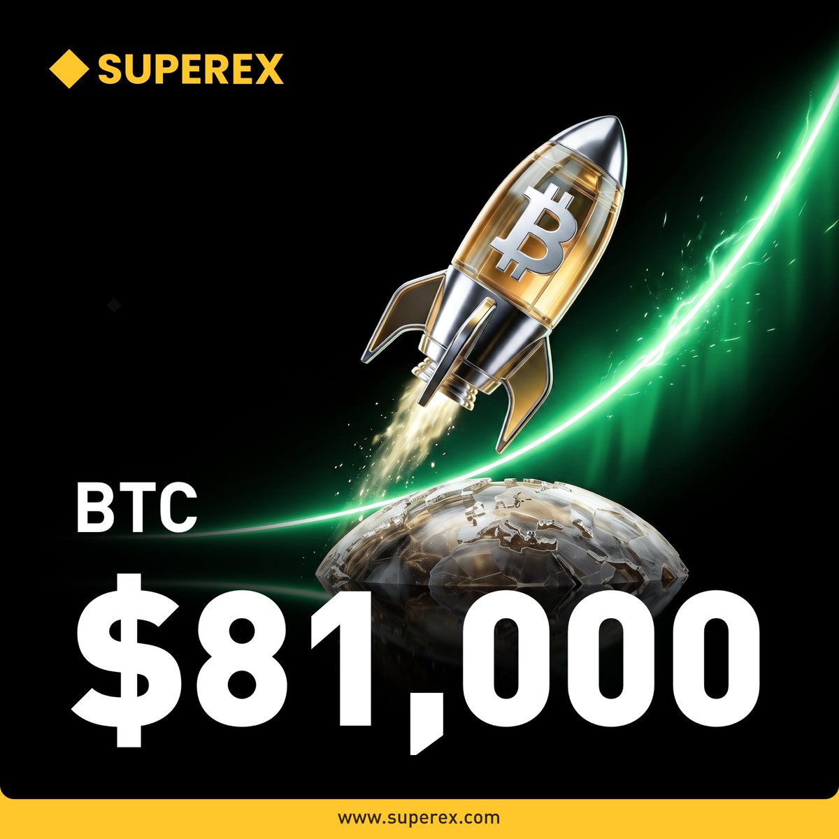 SuperexChinese's tweet photo. BTC $81,000 🚀

熟悉的感覺，回來了。

比特幣再次站上 8 萬美元，
市場也開始熱起來了 🔥

準備好迎接下一波行情了嗎？

#BTC #Bitcoin #SuperEx https://t.co/kmDjOxhI3s