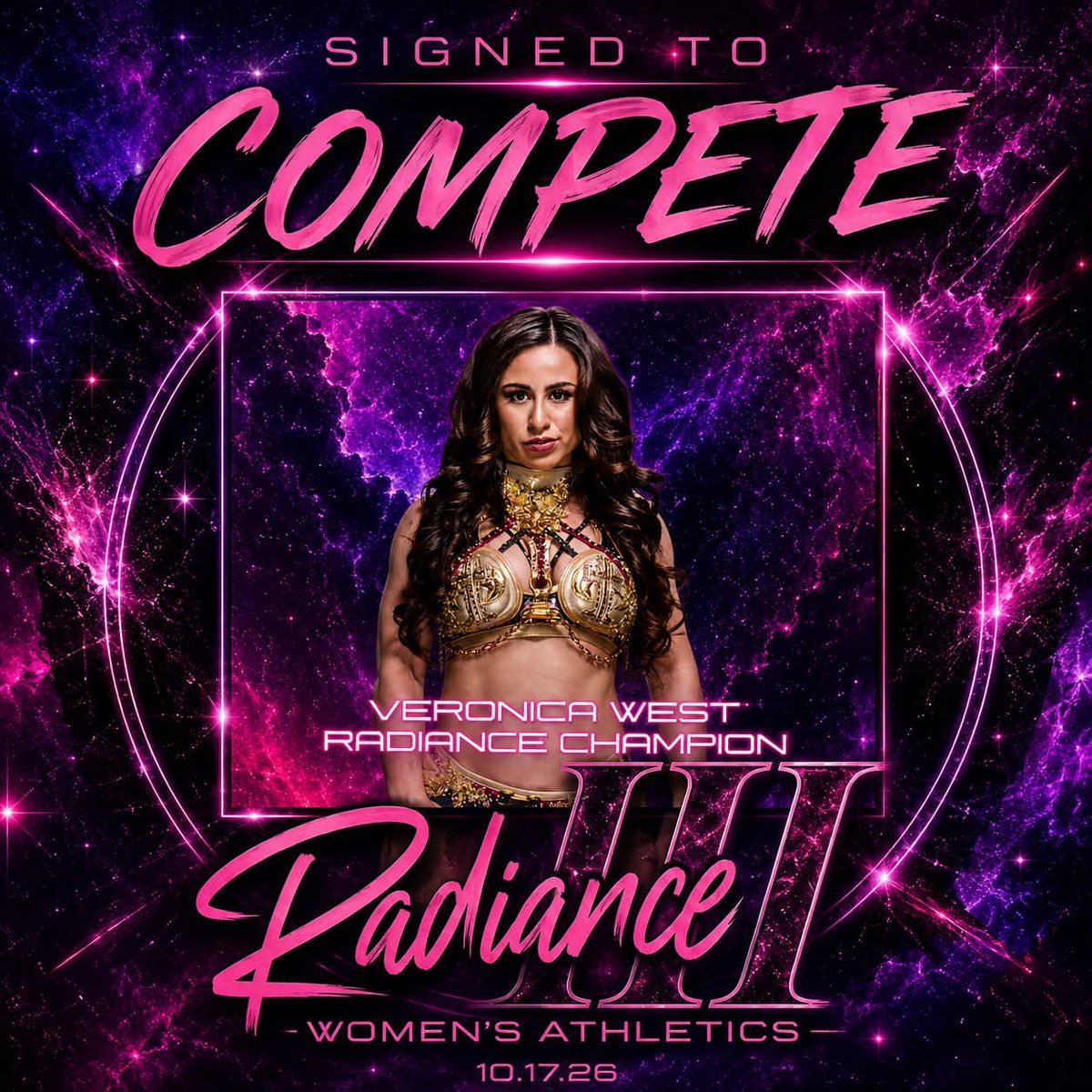RadianceWA's tweet photo. 🚨Breaking News🚨

@wweronniehaven has been signed to compete at #Radiance3 live Oct 17th  from the Primal Compound in Chula Vista, CA! This event is already jam packed and it’s just going to get bigger and better! 

🎟️: https://t.co/wWUeqir1g7 https://t.co/nSt3aEFMjb