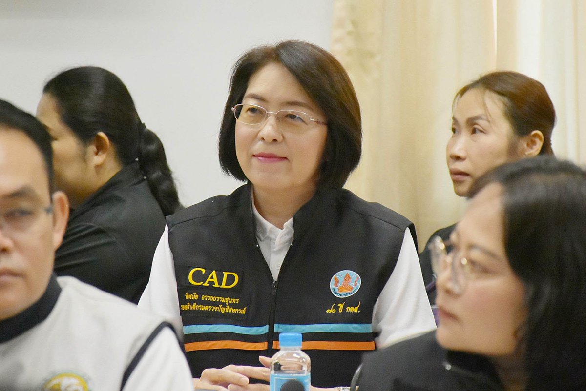 Pr_CAD's tweet photo. วันที่ 23 สิงหาคม 2569 นางพิศมัย อรรถธรรมสุนทร รองอธิบดีกรมตรวจบัญชีสหกรณ์ เข้าร่วมประชุมติดตามสถานการณ์การแก้ไขปัญหาอุทกภัยในพื้นที่ภาคเหนือและภาคตะวันออกเฉียงเหนือ โดยมี นายอนุทิน ชาญวีรกูล นายกรัฐมนตรีและรัฐมนตรีว่าการกระทรวงมหาดไทย เป็นประธาน ณ ศาลากลางจังหวัดน่าน https://t.co/4sIftjZdVX