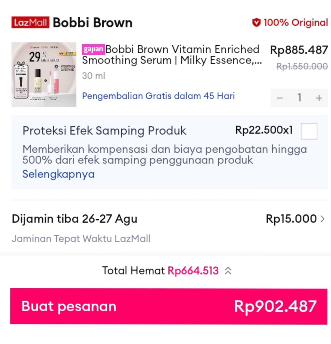 xkode06's tweet photo. Mimpi apa kemarenn bisa dapet serum bobbi brown segini🥹🥹🥹🙏🏻🙏🏻🙏🏻💙💙💙 

https://t.co/F7s1HlAdM2 https://t.co/glS0wloWin