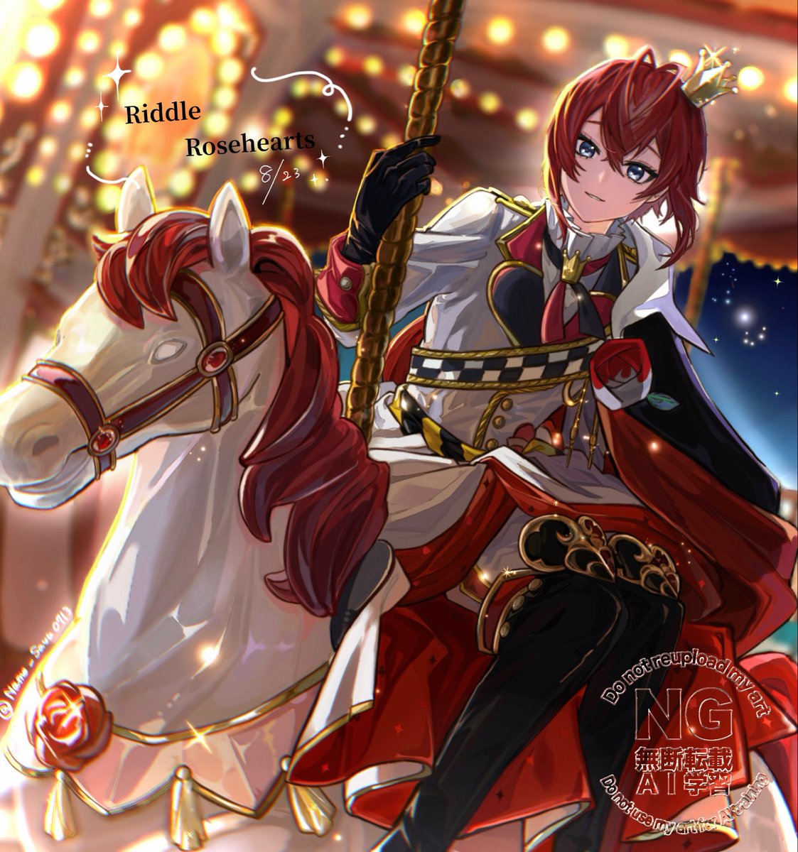 Name_Savu0713's tweet photo. 遅刻した>”<՞ ՞
リドルお誕生日おめでとう🎂

 #リドル・ローズハート誕生祭2026 
 #リドル・ローズハート生誕祭2026
 #twstファンアート https://t.co/KdZbdivuPH