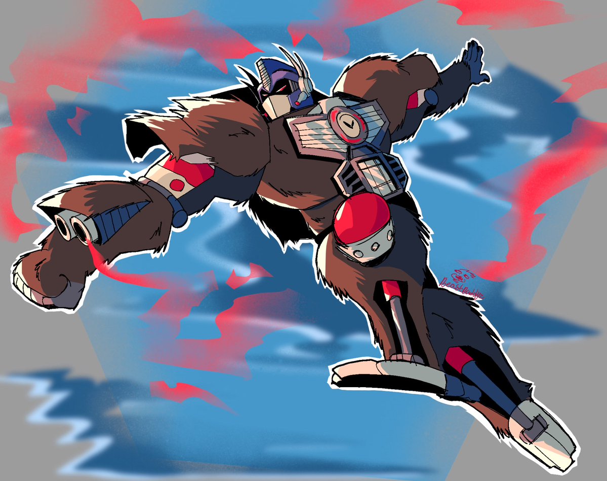 BeastBuddyz's tweet photo. Optimus Primal moment 

#Transfomers #beastwars https://t.co/ma1k5Bha2n