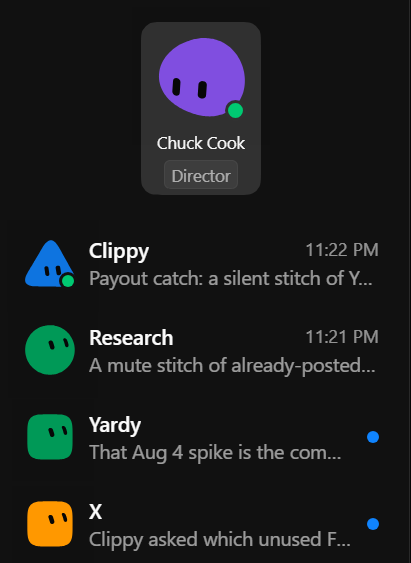 DirtyTesLa's tweet photo. ok watching the different Grok @bot s chat with each other is kinda magic. It's cool. It's exciting. It's fun. 

100% worth giving it a try for a month on the new lower cost plan. https://t.co/R8xoNSPyHG