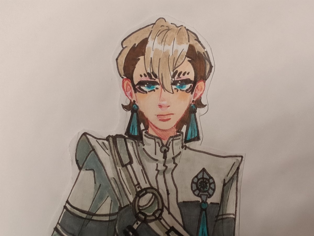 mora_katsuki's tweet photo. Zanka from Gachiakuta 
Traditional wayyy 
#paper #zankanijiku #zanka #gachiakuta #anime #draw #fanart https://t.co/hUXOiK7tyU