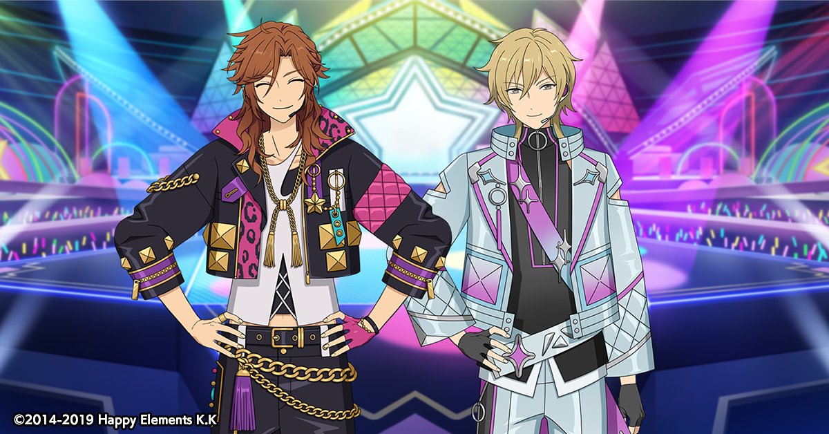 ensemble_stars's tweet photo. 【スカウト情報】

斑と薫はルーム衣装がアイドルロードで開放可能！💫
さらに斑は【背景】も開放できます！

⭐5 三毛縞 斑：【パラダイス】
⭐4 羽風 薫：【イリディセントライト、寝間着】

マイルーム、アイドルルームで着せ替えてみてください👕

#あんスタ https://t.co/S2F4oUkT0e