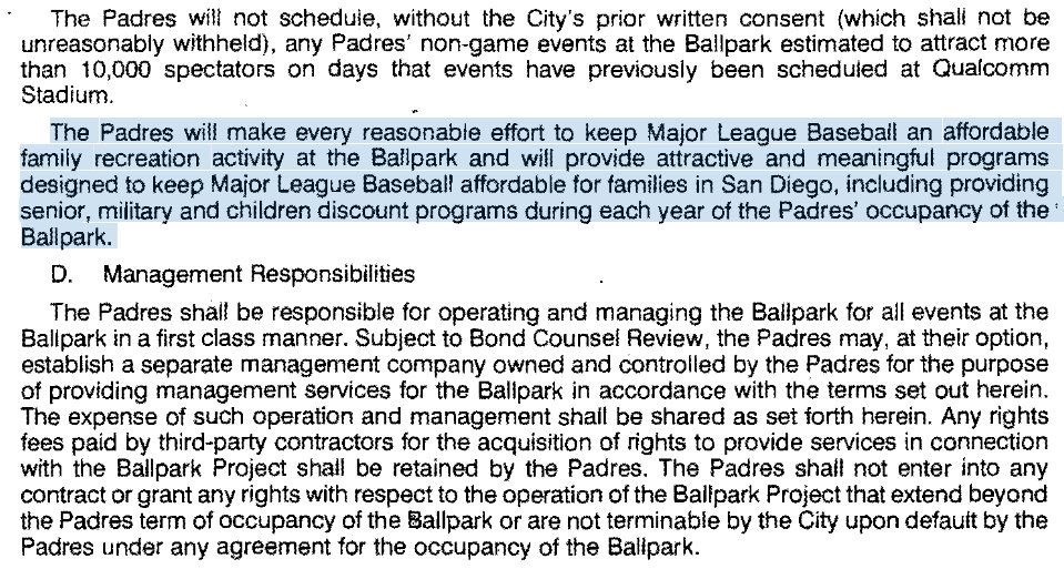 garyhewitt's tweet photo. @vosdscott How about “Do you intend to bring back the discount senior and children ticket programs required under Measure C that the Padres conveniently dropped when the team started winning?” https://t.co/zPdO0GS8mM