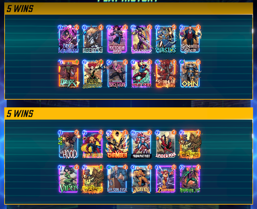 GreGor_2424's tweet photo. Draft Mode is insanely fun!

I was able to Trophy with 6/7 Decks in my Stream.

Might be okay at deck building😂 https://t.co/YipL3MH5W6