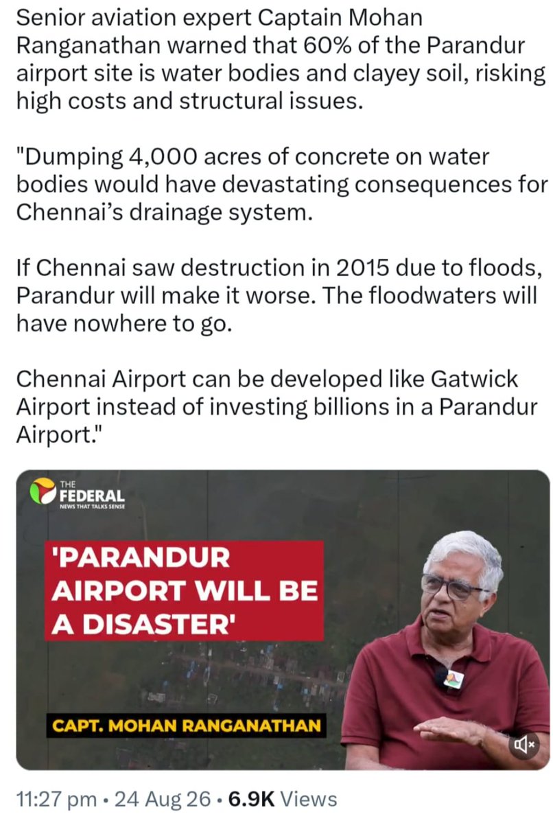 itispk2020's tweet photo. @UpdatesChennai How many acres u have bought near parandur area ? Non stop katharal posts from u.. seems  every day u will travel only in flights pola .. https://t.co/3VyWXusQMv