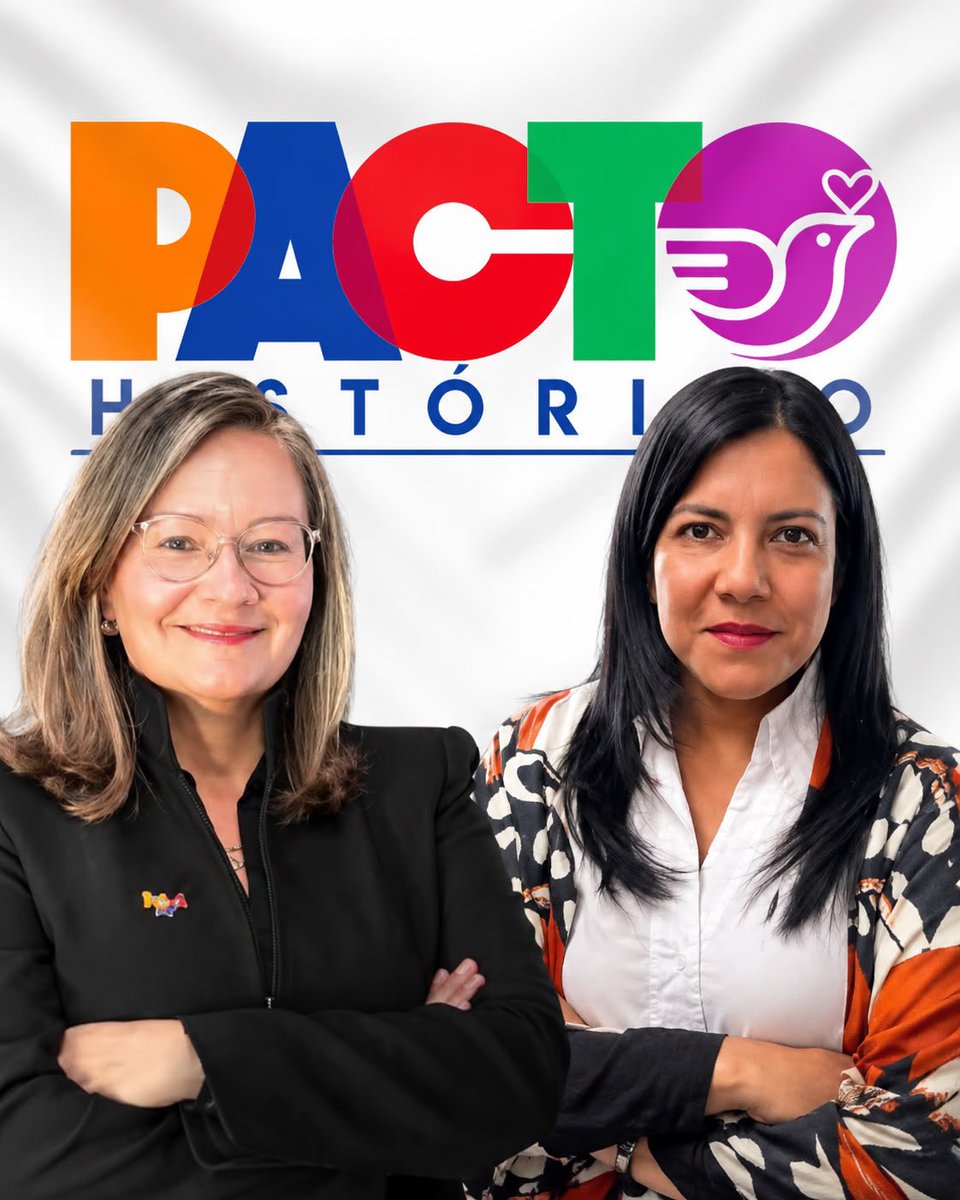 HERACLITOL's tweet photo. Como @PactoCol hemos tomado una decisión que honra nuestra responsabilidad con la democracia: respaldar a @cielo_rusinque y @anajimenabr como candidatas al Consejo Nacional Electoral.

Dos mujeres de enormes cualidades humanas, sólida formación profesional, vocación de servicio público y profundo compromiso con las instituciones.

Su llegada al CNE será una garantía de rigor, independencia y transparencia para fortalecer la confianza de los colombianos en nuestro sistema electoral.

Mañana esperamos celebrar su elección. Desde el Pacto confiamos plenamente en sus capacidades y les deseamos todos los éxitos en esta enorme responsabilidad con el país.