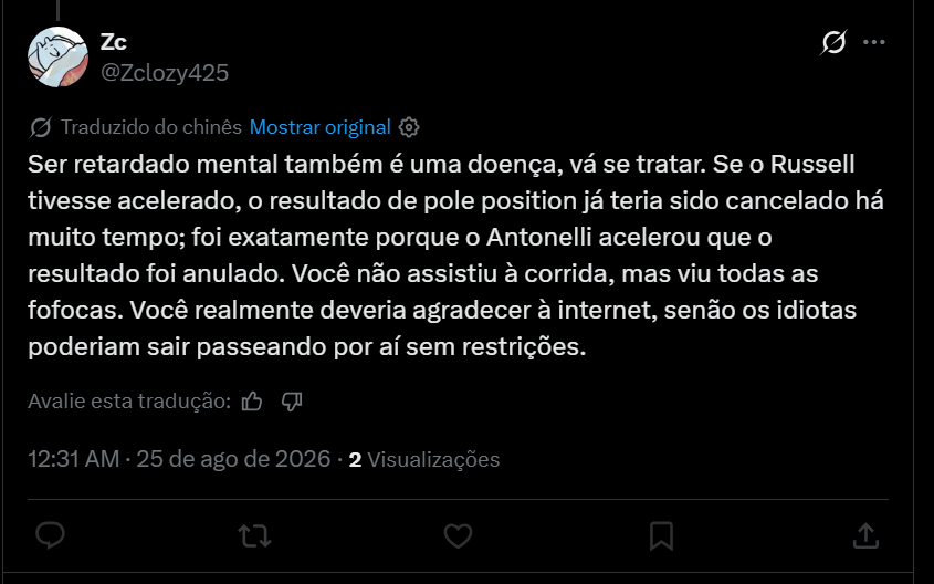 anubisvix's tweet photo. Como que Antonelli acelerou na Áustria quando Verstappen bateu e ele não pegou a pole? Não fode gringo retardado, aqui você não vai cagar regra não https://t.co/jQUDI7pUKy